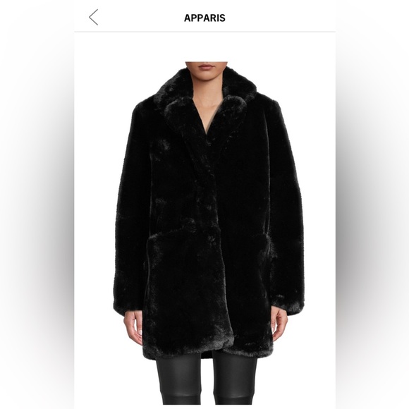 Apparis Sasha Faux Fur Coat - Picture 4 of 12
